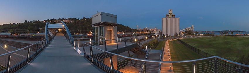 Amgen Helix Pedestrian Bridge, Interbay, Seattle WA