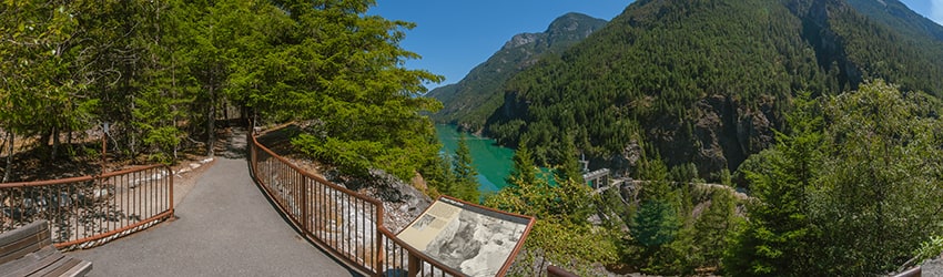 Above Diablo Dam, North Cascades National Park, WA