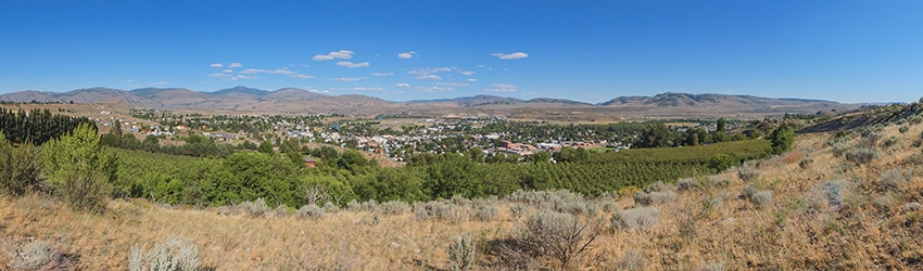 Overlooking Omak WA