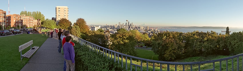 Kerry Park Viewpoint, Queen Anne, Seattle WA