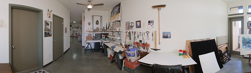 Studio of Artist Roger Wheeler, Pioneer Square, Seattle WA