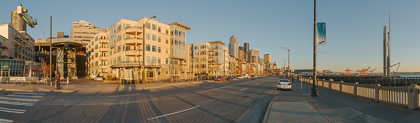 Alaskan Way Waterfront, Seattle WA