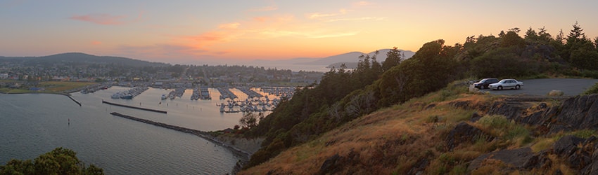 Sunset from Cap Sante (2005), Anacortes W