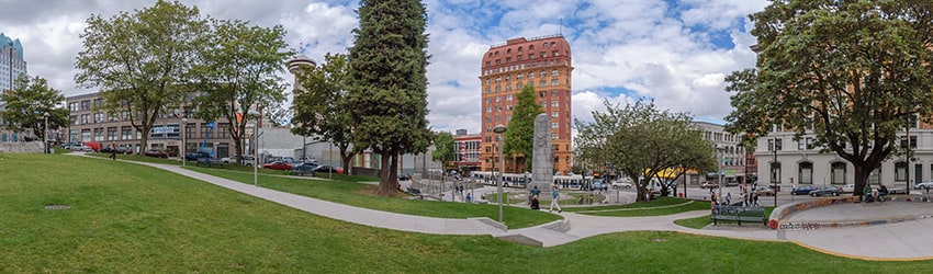 Victory Square, Vancouver BC, Canada