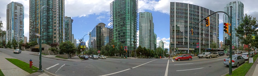 Downtown Vancouver BC, Canada