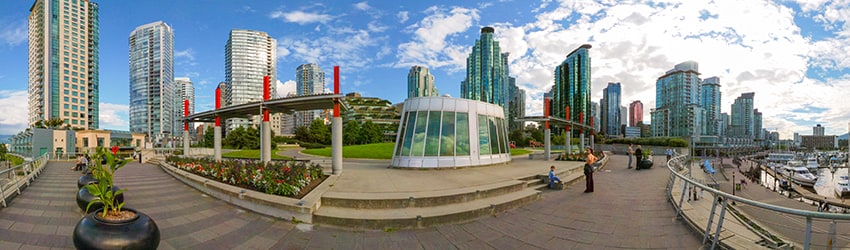 Coal Harbour Park, Vancouver BC, Canada