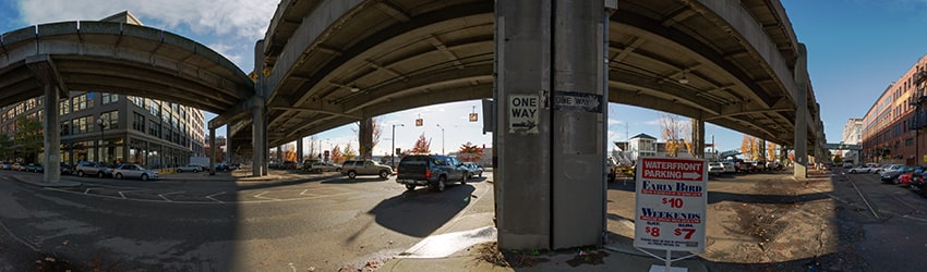 Columbia St & Alaskan Way, Pioneer Square, Seattle WA