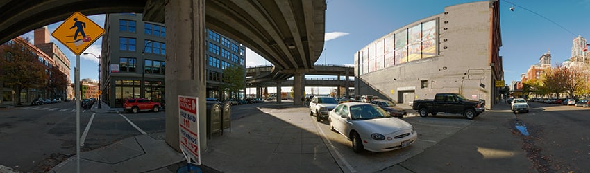 Columbia St & Western Ave, Pioneer Square, Seattle WA