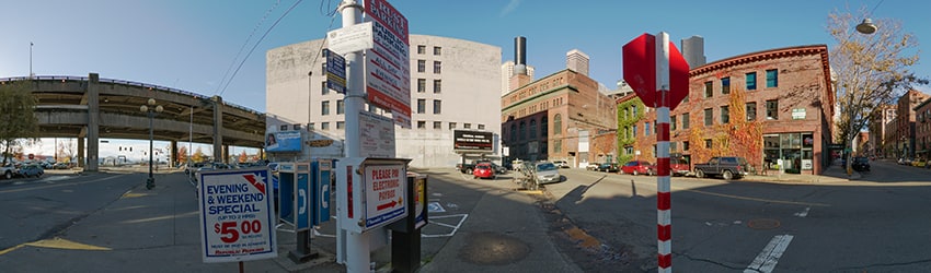 Yesler Way & Western Ave, Pioneer Square, Seattle WA