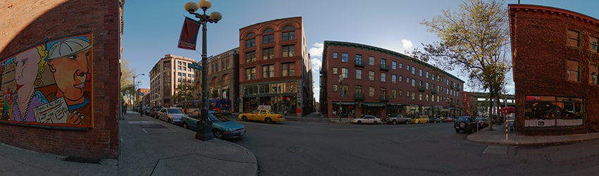 Yesler Way & Post Alley, Pioneer Square, Seattle WA