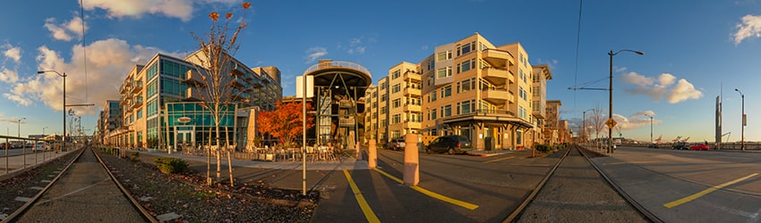 Alaskan Way at Lenora St, Seattle WA