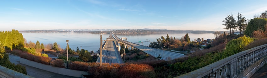 East Portal Viewpoint, I-90 Bridges, Seattle WA