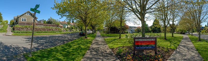 College St Park, Mt Baker, Seattle WA