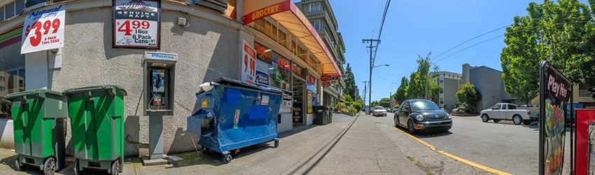 Summit Ave E & E Mercer St, Capitol Hill, Seattle WA