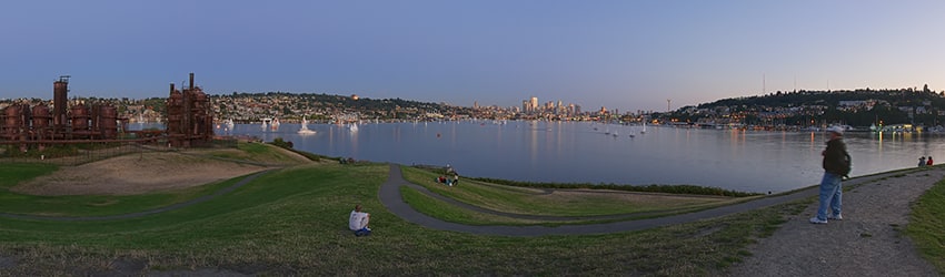 Gas Works Park Sunset, Seattle WA