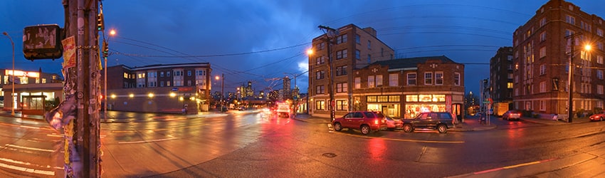 E Olive Way & Summit Ave E, Capitol Hill, Seattle WA