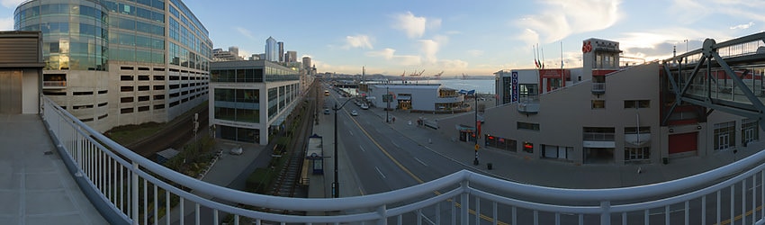 Bell St Terminal, Pedestrian Bridge, Seattle Waterfront