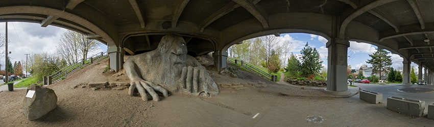 The Fremont Troll, Fremont, Seattle WA