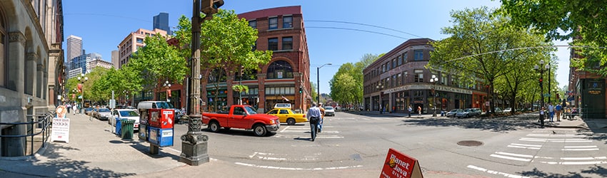 1st Ave & Washington St, Pioneer Square, Seattle WA