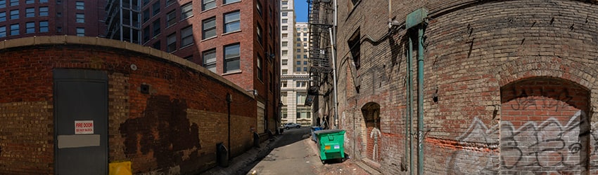 Alley, Pioneer Square, Seattle WA