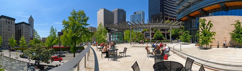 City Hall Plaza, Seattle WA