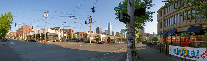 Pine St & Melrose, Capitol Hill, Seattle WA