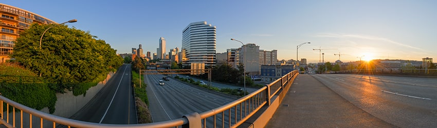 Denny Way at I-5, Capitol Hill, Seattle WA