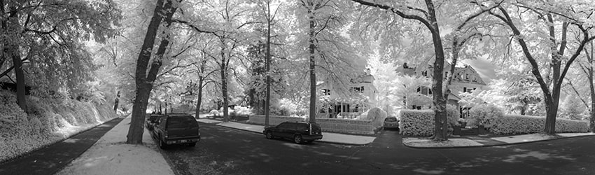 E Ward St & 34th Ave E (Infrared), Madison Park, Seattle WA