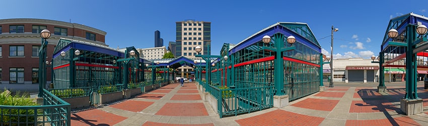 Plaza, Chinatown-International District Station, Seattle WA
