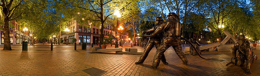 Occidental Park, Pioneer Square, Seattle WA