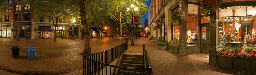 Occidental Way, Pioneer Square, Seattle WA