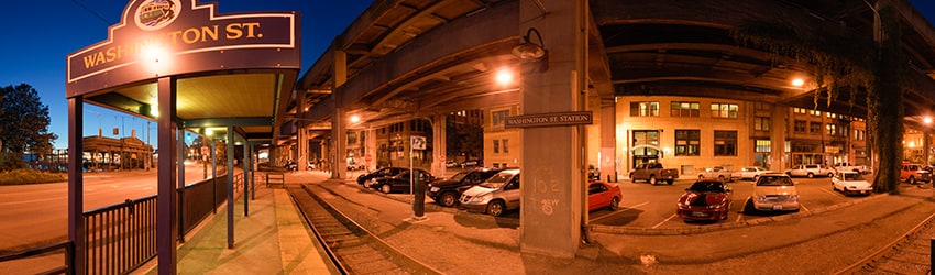 Washington St & Alaskan Way, Pioneer Square, Seattle WA