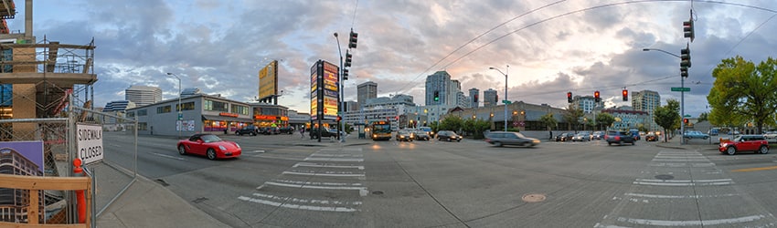 Denny Way & Fairview Ave, South Lake Union, Seattle WA