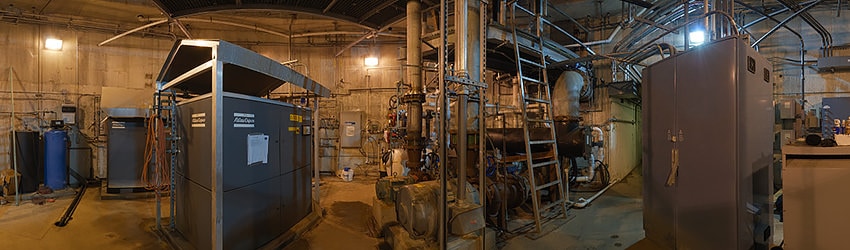 Beneath the Seattle Center's International Fountain, Seattle WA