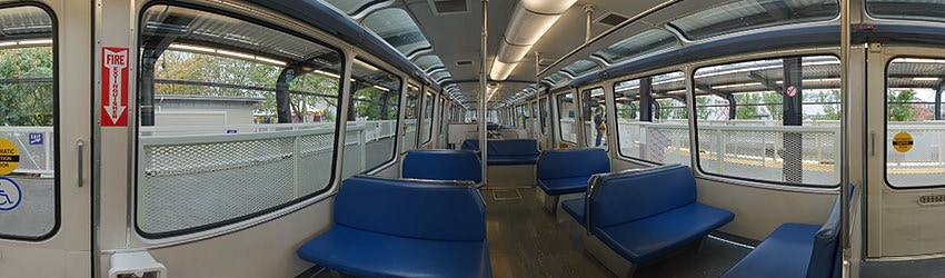 The Seattle Center Monorail, Seattle WA