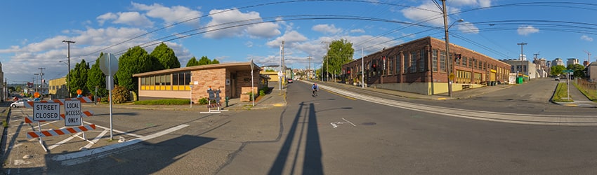 Harrison St & Boren Ave N, South Lake Union, Seattle WA