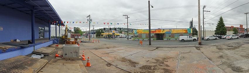 Mercer St & Boren Ave, South Lake Union, Seattle WA