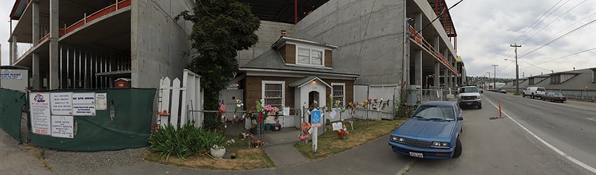 Edith Macefield's House (June 2008), Ballard, Seattle WA