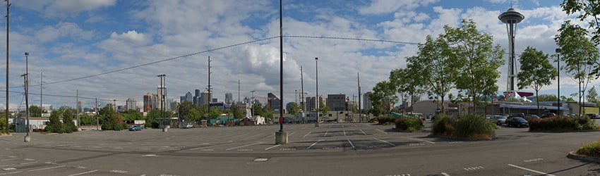 East Parking Lot, The Seattle Center, Seattle WA