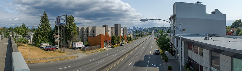 N 41st St & Aurora Foot Bridge, Fremont, Seattle WA
