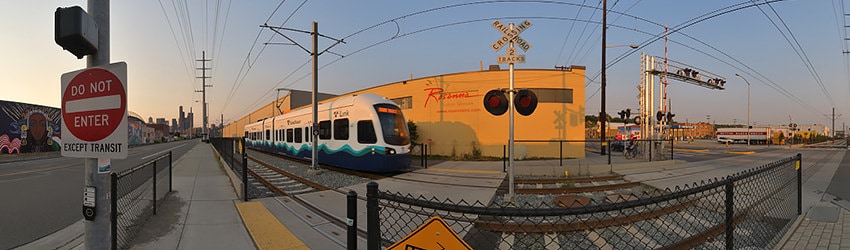 Rail Crossing, Holgate St, SODO (2008), Seattle WA