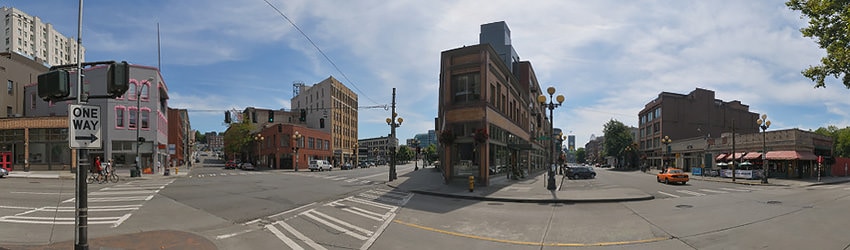 2nd Ave & Washington, Pioneer Square, Seattle WA