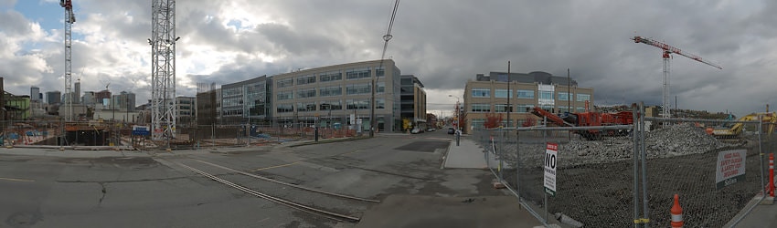 Construction, South Lake Union, Seattle WA