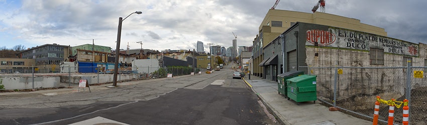 Boren S of Mercer, South Lake Union, Seattle WA