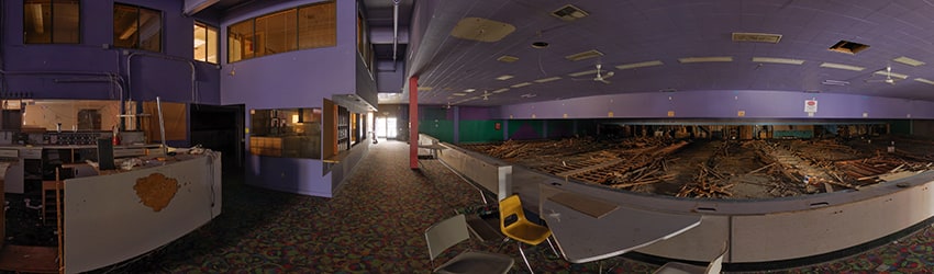 Remains of Sunset Bowl, Ballard, Seattle WA