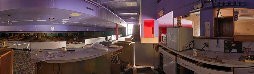 Remains of Sunset Bowl, Ballard, Seattle WA