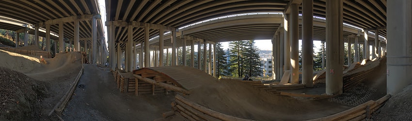 I-5 Colonnade Bike Park, Seattle WA