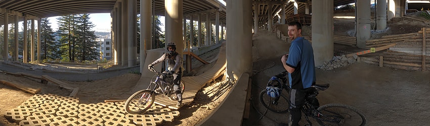 I-5 Colonnade Bike Park, Seattle WA