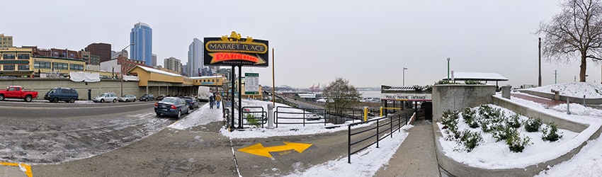 Western Ave at Steinbrueck Park, Seattle WA
