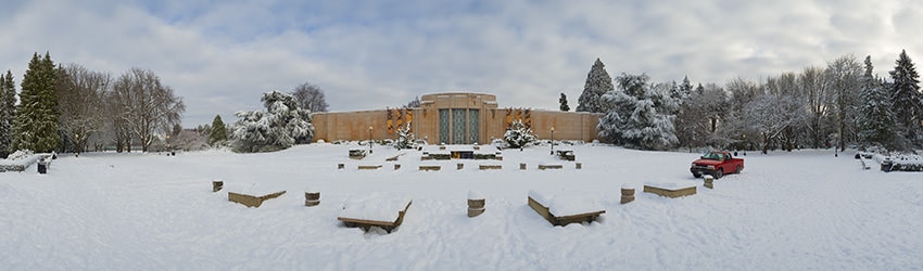 Asian Art Museum (Snow 2008), Volunteer Park, Seattle WA